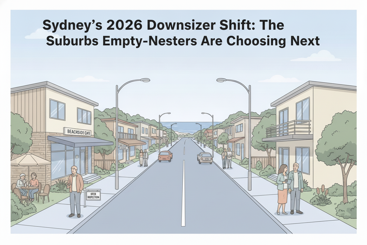 Sydney's 2026 Downsizer Shift: The Suburbs Empty-Nesters Are Choosing Next