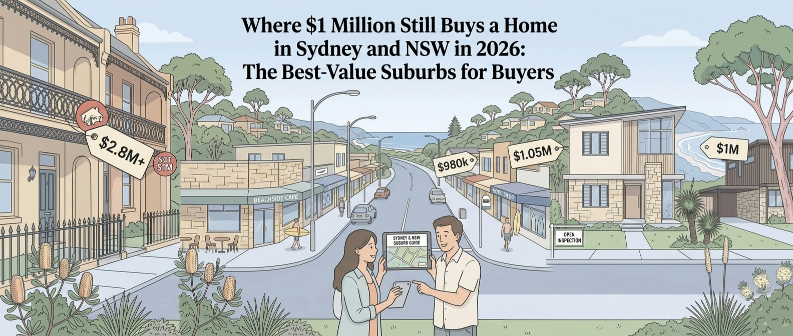 Where $1 Million Still Buys a Home in Sydney and NSW in 2026: The Best-Value Suburbs for Buyers