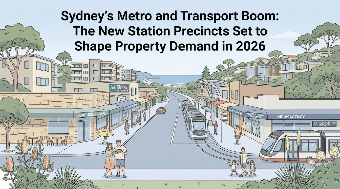 Sydney's Metro and Transport Boom: The New Station Precincts Set to Shape Property Demand in 2026